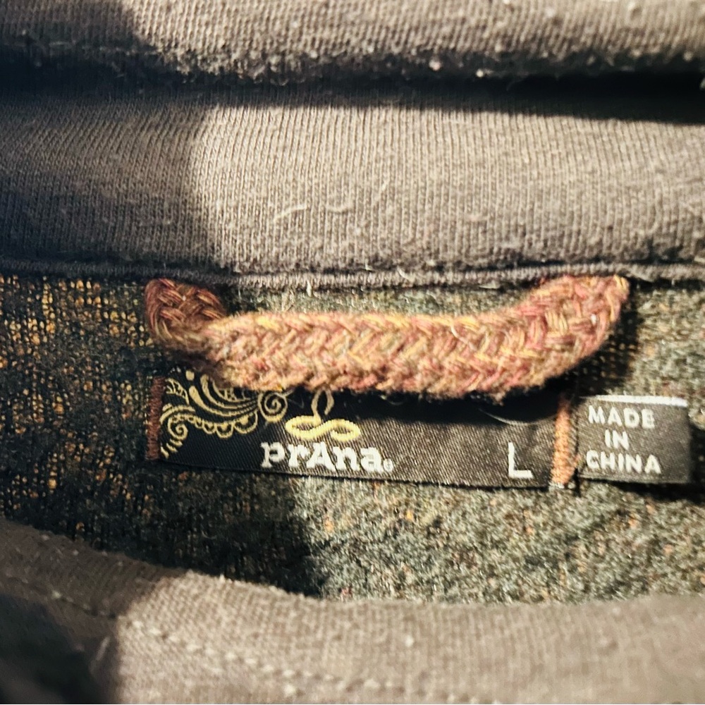 Prana Maroon Knit Sweater